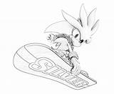 Coloring Hedgehog Pages Shadow Sonic Silver Colouring Print Library Clipart Comments Coloringhome Popular sketch template