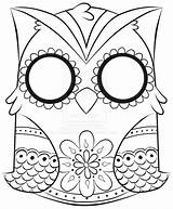 Coloring Pages Printable Skull Print Girly Animal Owl Sugar Cute Off Cat Skeleton Cool Adults Girl Clipart Color Adult Sheets sketch template