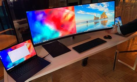 The Hp S430c 43 4 Inch Curved Ultrawide Monitor Is