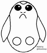 Porg Puppets Puppet sketch template