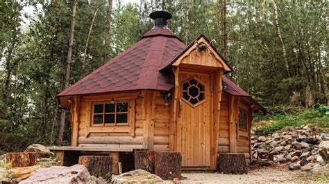 build  small cabin   woods encycloall