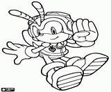 Sonic Charmy sketch template