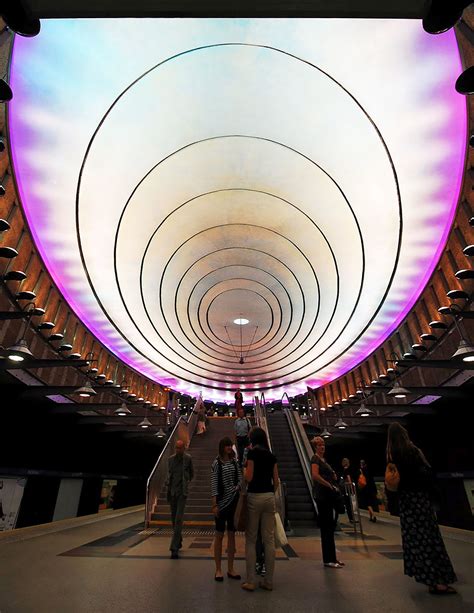 impressive metro stations   world demilked