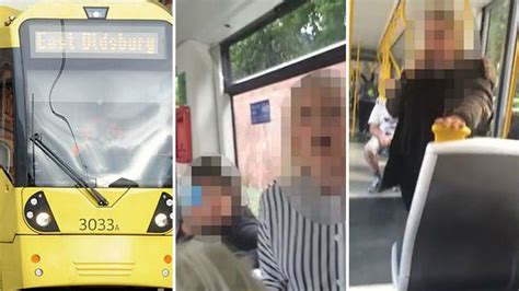 video of girls launching racist rant at asian couple on tram is set