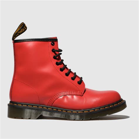 dr martens red  boots shoefreak