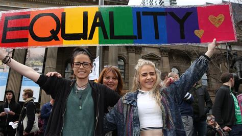 Equal Love Hundreds Rally In Melbourne In Support Of