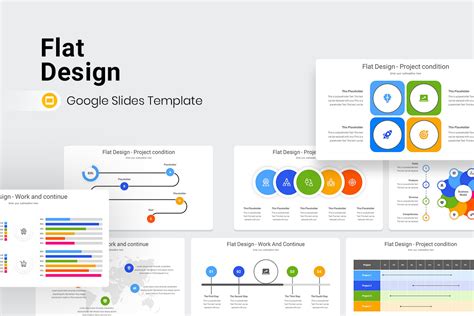flat design google  template nulivo market