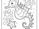 Coloring Pages Seahorse Horse Mandala Printable Cute Baby Getcolorings Getdrawings Colorings Rounded Eye Big sketch template