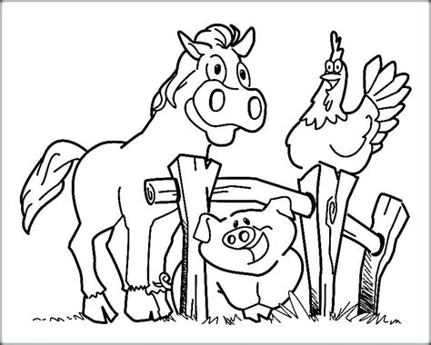 kids coloring pages farm animals  getcoloringscom  printable