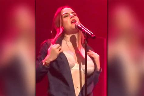 pop star jojo treats fans to erotic striptease on stage in london daily star