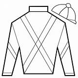 Coloring Jockey Pages Derby Kentucky Horse Melbourne Kids Racing Cup Crafts Printable Silks Party Jersey Craft Horses Color Silk Race sketch template