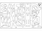 Dxf  F15 Puzzles 3axis sketch template
