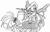 Winx Harmonix Coloring Pages Club Bloomix Coloriage Tecna Getcolorings sketch template