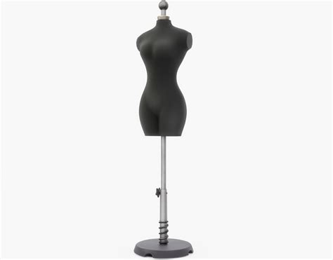 3d asset female mannequin stand cgtrader