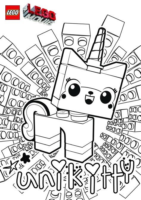colouring pages lego unicorn clip art library