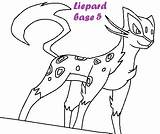 Liepard Base sketch template