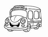 Escolar Autobus Scolaire Infantil Autocarro Autocar Colorier Buses Scolastico Escolares Autobús Coloritou Stampare Acolore Veicoli sketch template