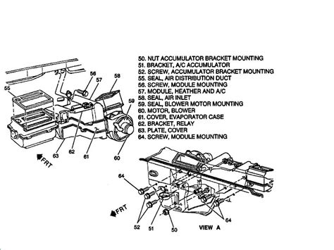 chevy silverado ac heater qa wiring diagrams ducts  hose routing
