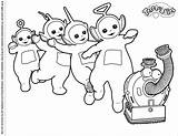 Coloring Teletubbies Pages Colouring Book Popular Coloringhome Comments sketch template