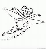 Coloring Pages Tinkerbell Halloween Getcolorings Tinker Bell sketch template