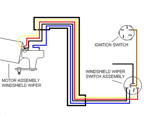windshield wiper motor wiring diagram  ford wiper switch wiring diagram diagram base website