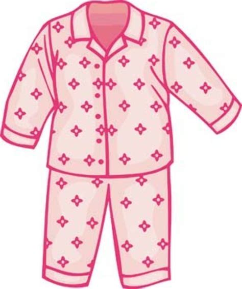 printable pajama outline