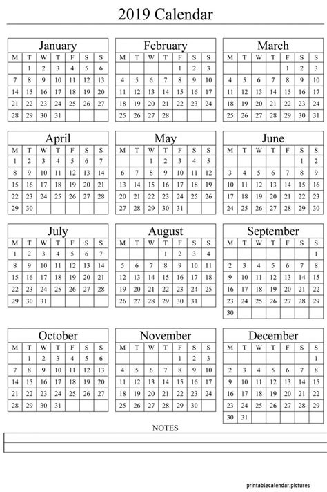printable calendar  big boxes calendar printables  templates
