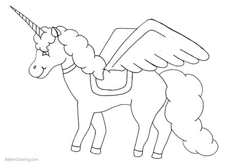 female unicorn coloring pages winged  printable coloring pages
