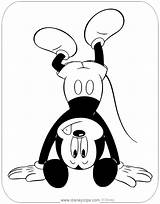 Mickey Disneyclips Standing Funstuff sketch template