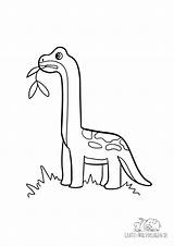 Brachiosaurus Dinosaurier Malvorlagen Ausmalbilder sketch template