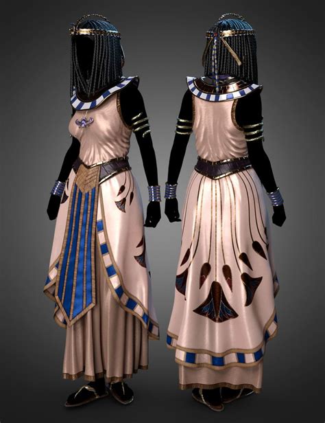 Dforce Queen Of Egypt Outfit For Genesis 8 Females Daz 3d Egyptian