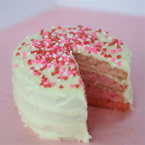 Ombré Cake Recipe Valentine S Day Homemade Public Lives Secret
