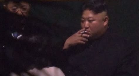 Kim Jong Un Takes Smoke Break At Train Station On Way To