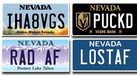 heres  nevadas dmv rejects   vanity license plates