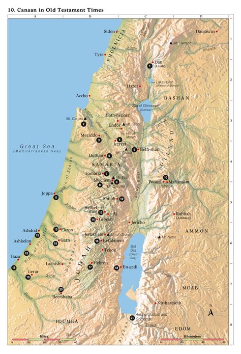 testament map map   testament israel