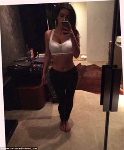 Kim Kardashian Flaunts Sizable Cleavage But Keeps Post