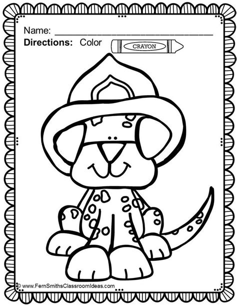 fire prevention week coloring pages coloring home