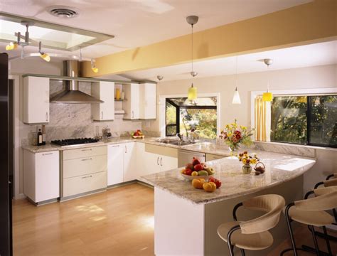 gorgeous  shaped kitchen designs images