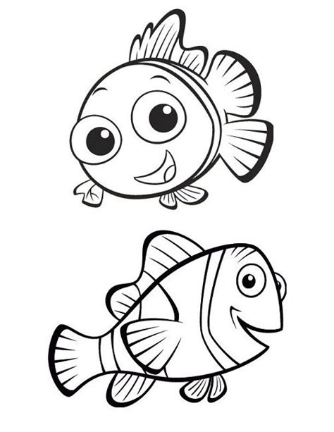 finding nemo marlin coloring pages finding nemo