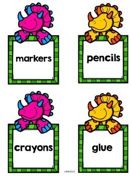 dinosaur labels   classroom  literacy  worksheets