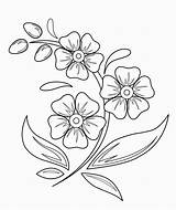 Flower Easy Drawings Kids Flowers Drawing Draw Pretty Beautiful Simple Cute Sketches sketch template