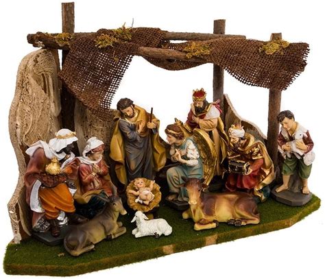 nativity scene set indoor