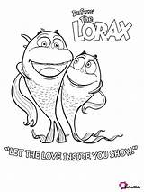 Lorax Fish Coloring Humming Seuss Dr Pages Colouring Clip Bubakids Choose Board sketch template
