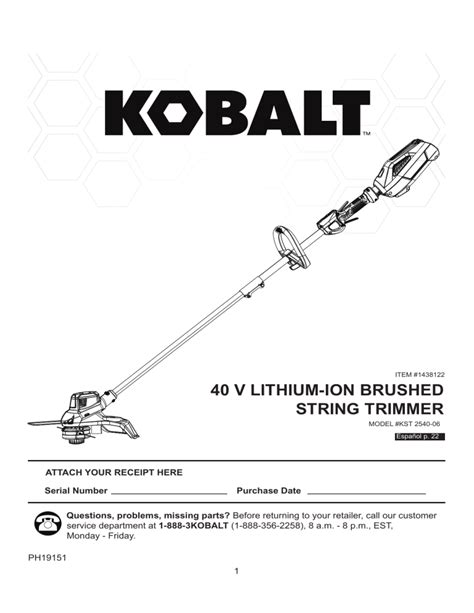 kobalt kst    manual manualzz