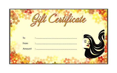 pin  salon gift certificate ideas