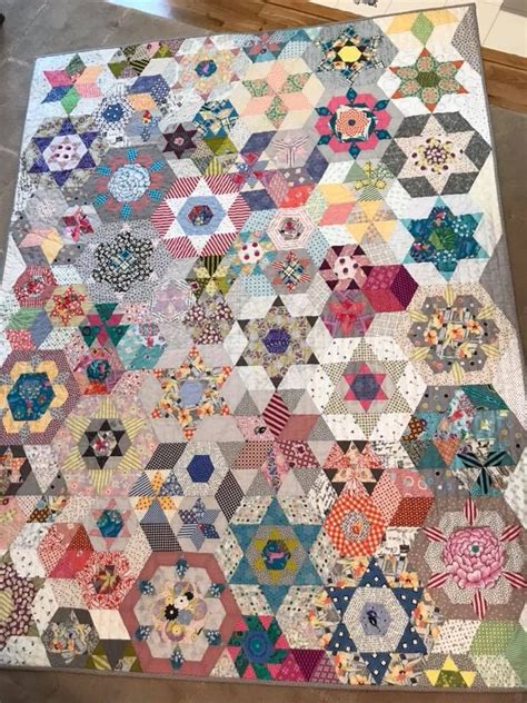 jen kingwell smitten hexagon quilt star quilts quilts