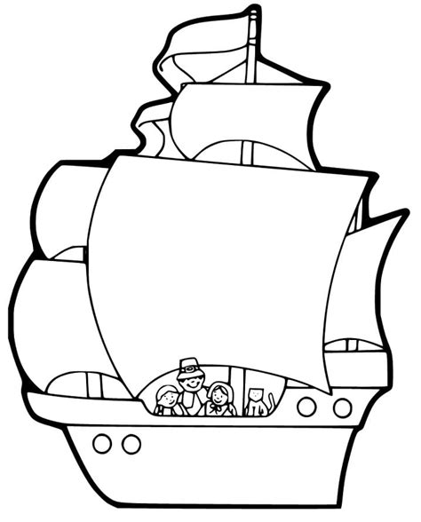 cute mayflower coloring page  printable coloring pages  kids