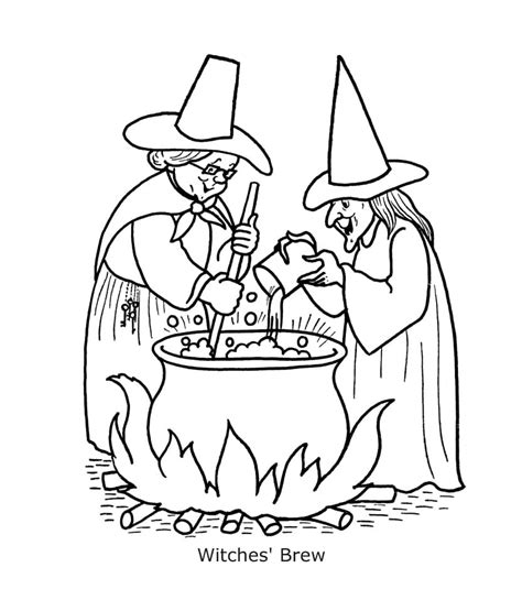 witches brew coloring page  print  color