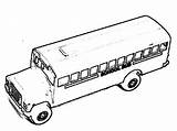 Bus City Coloring Pages School Netart sketch template