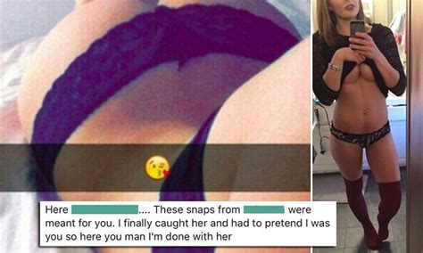 man catches girlfriend cheating on snapchat and posts evidence on facebook daily mail online